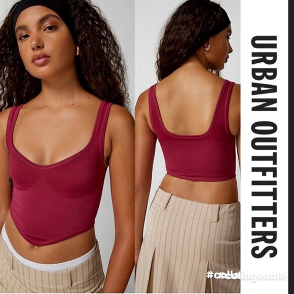 Out From Under | Maroon Camilla Seamless Bustier | Size Medium, Large - Picture 1 of 9